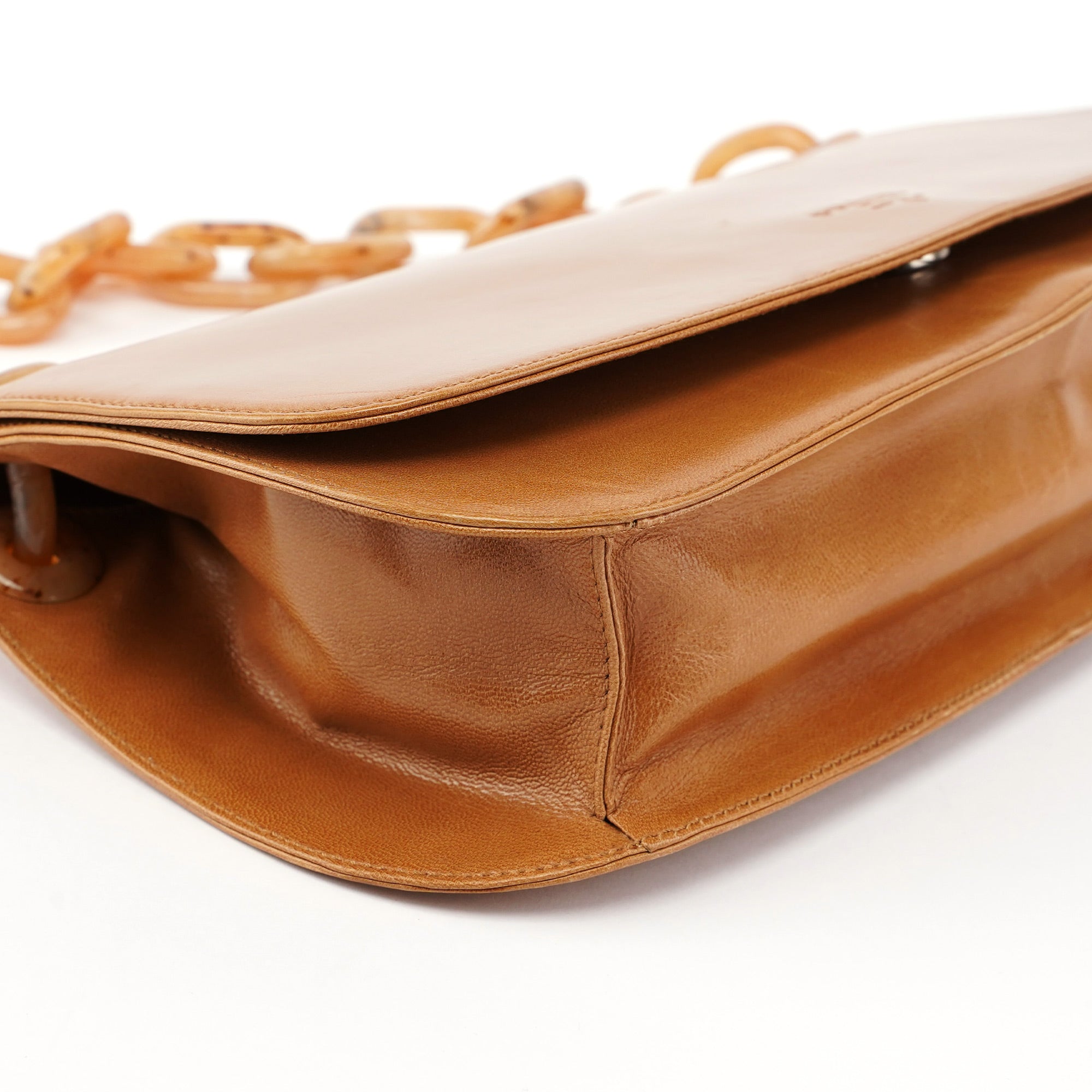Gucci Beige Madras Swing Chain Bag
