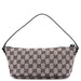 Gucci Beige Matte Black GG Boat Pochette