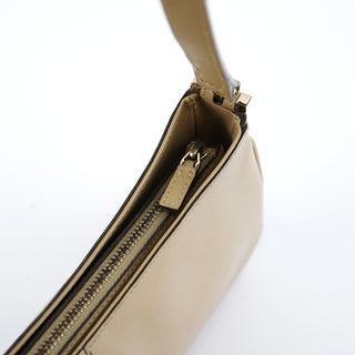 Gucci Beige Micro GG Leather Shoulder Bag