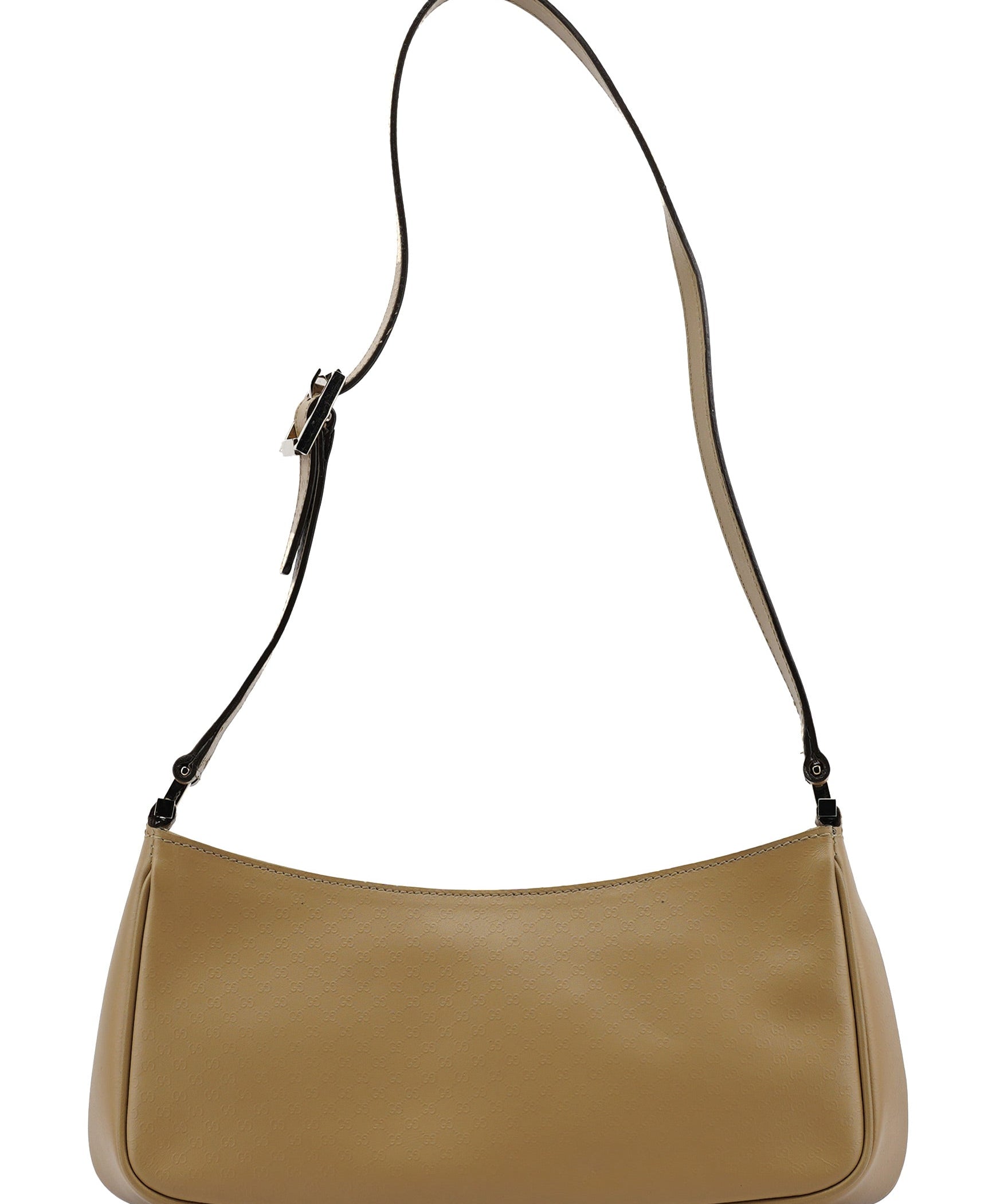 Gucci Beige Micro GG Leather Shoulder Bag