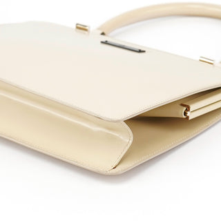 Gucci Beige Patent Leather Clutch Handbag