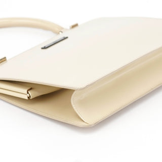 Gucci Beige Patent Leather Clutch Handbag