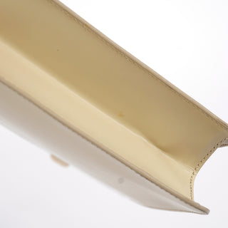 Gucci Beige Patent Leather Clutch Handbag