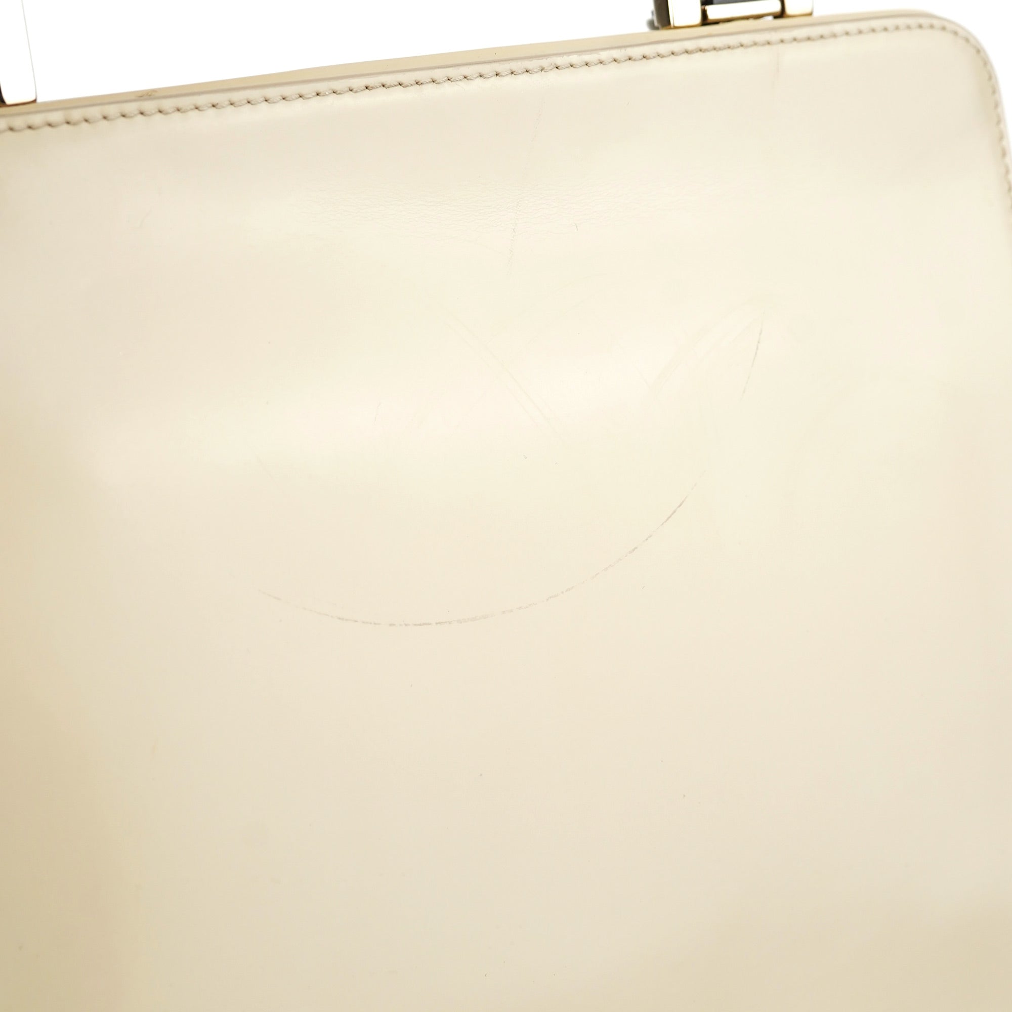 Gucci Beige Patent Leather Clutch Handbag