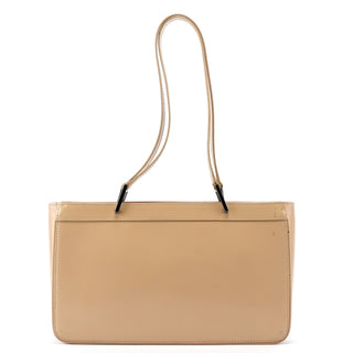 Gucci Beige Patent Leather Jackie Tote