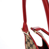Gucci Beige Red GG Jackie Shoulder Bag
