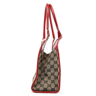 Gucci Beige Red GG Jackie Shoulder Bag