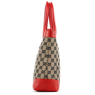 Gucci Beige Red GG Tote Bag