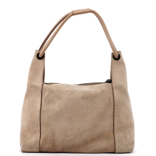 Gucci Beige Suede Shoulder Bag