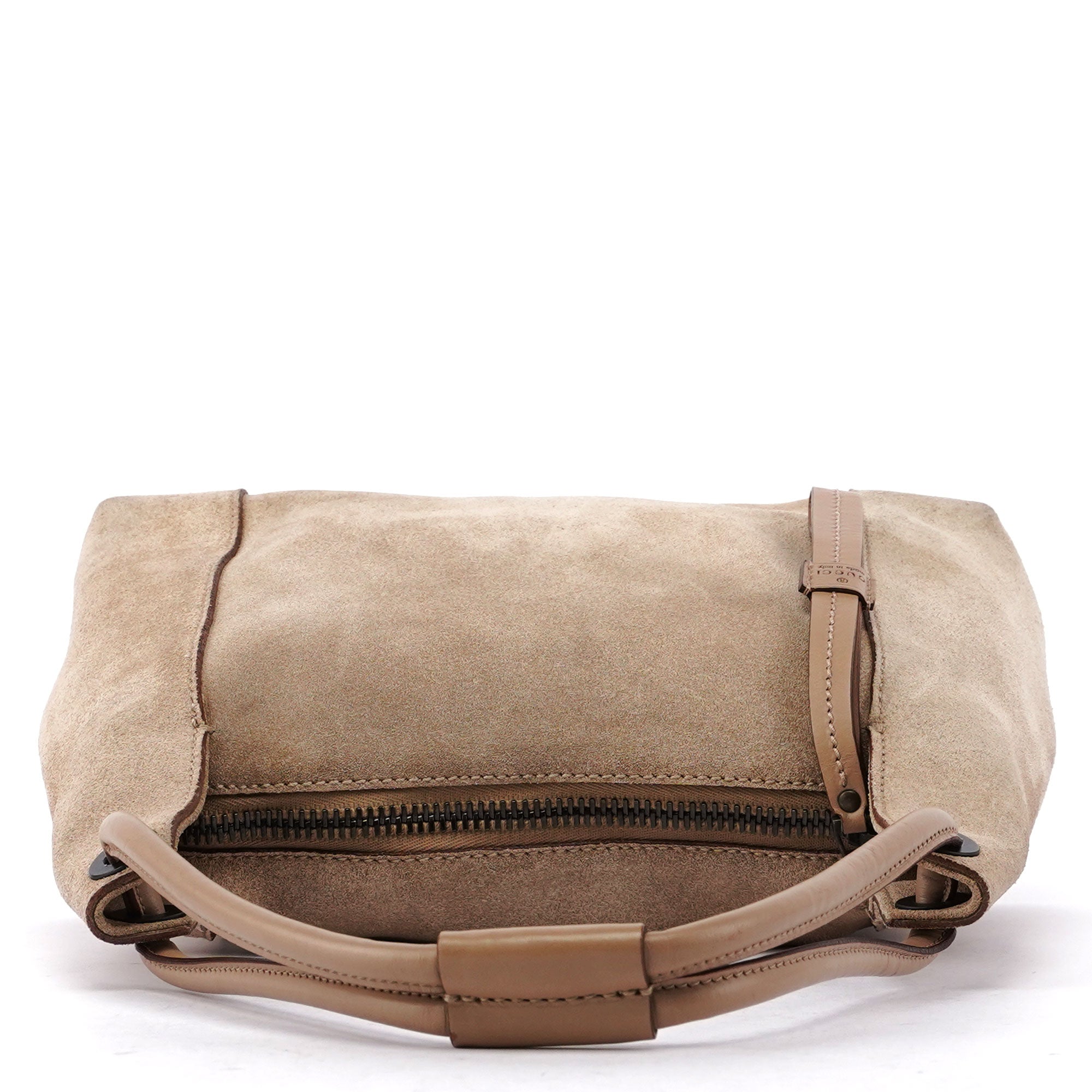 Gucci Beige Suede Shoulder Bag