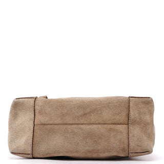 Gucci Beige Suede Shoulder Bag