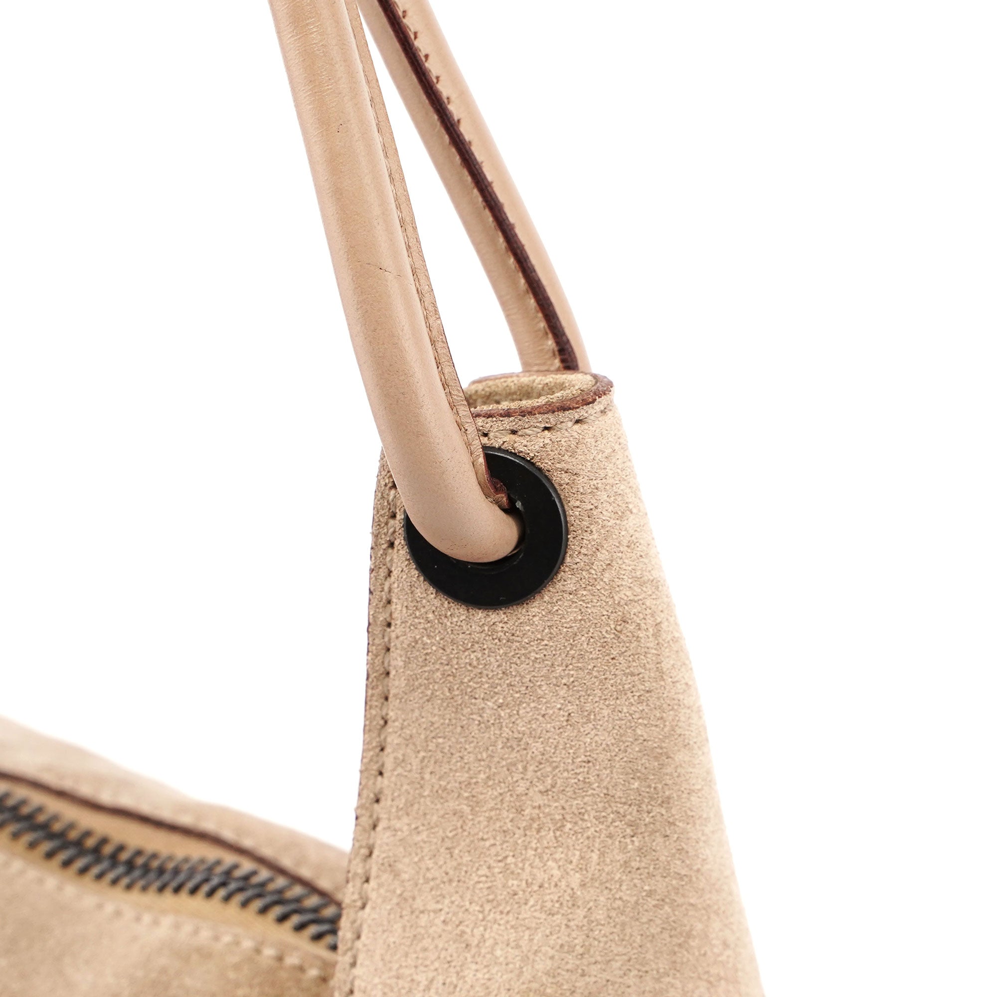 Gucci Beige Suede Shoulder Bag