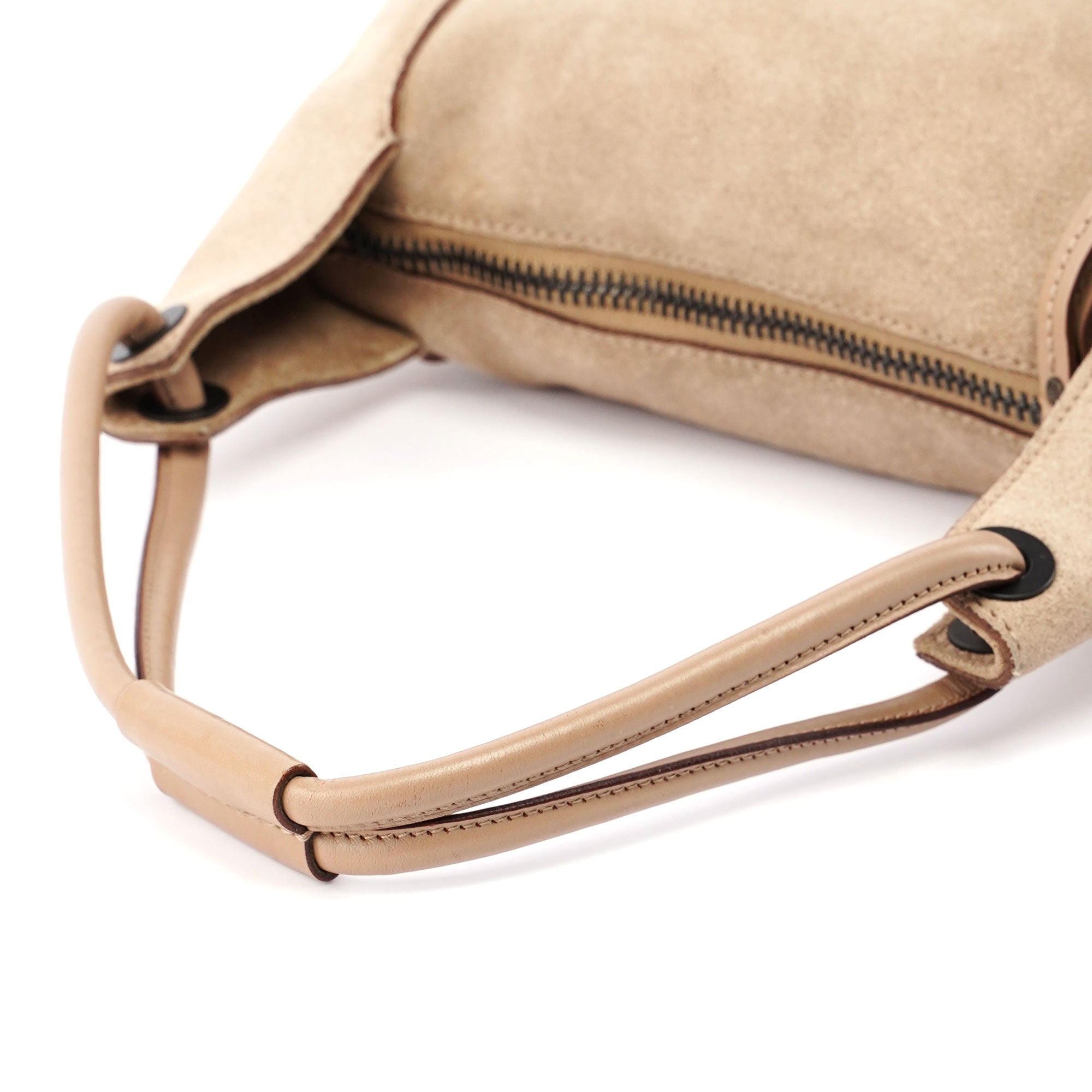 Gucci Beige Suede Shoulder Bag