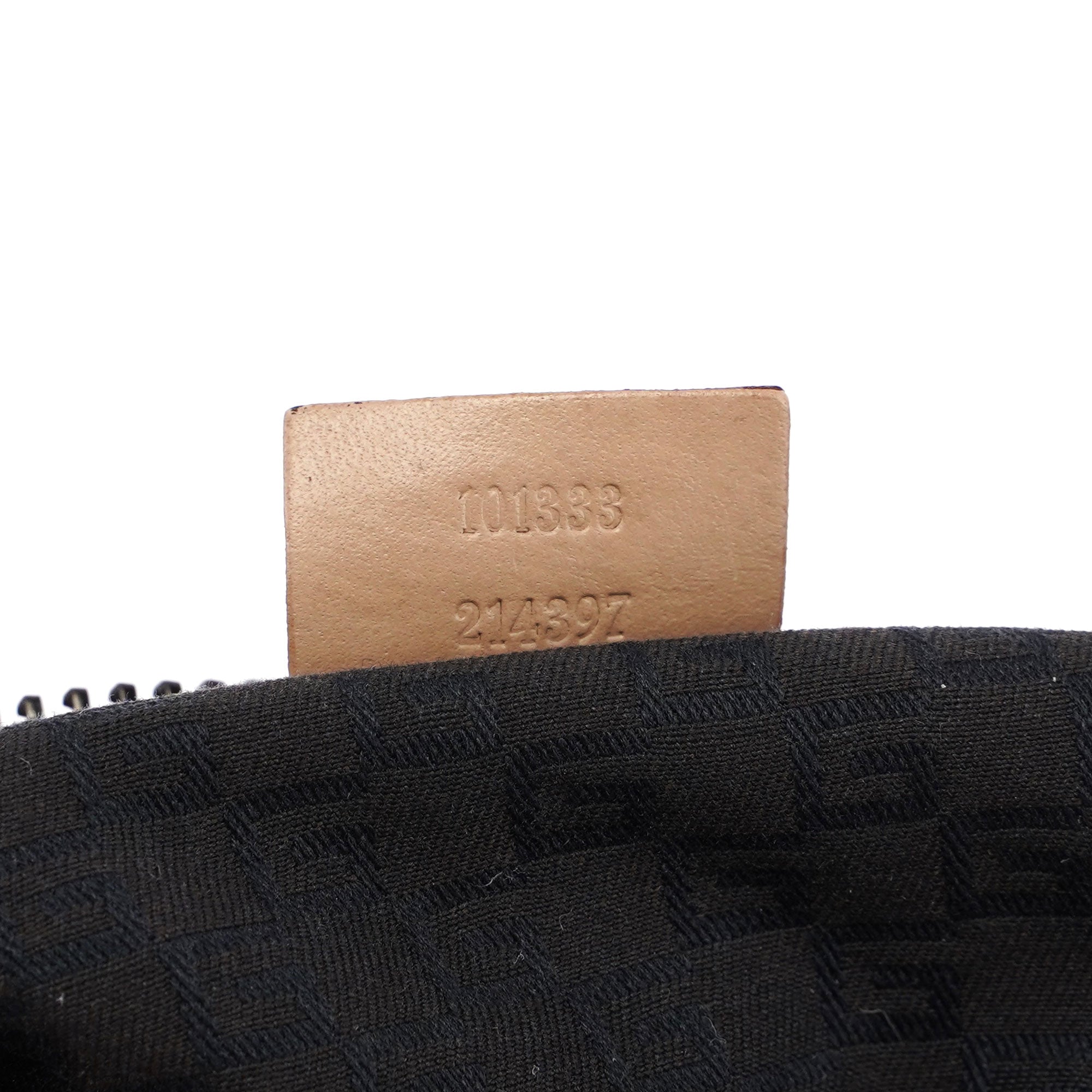 Gucci Sac porté épaule en daim beige