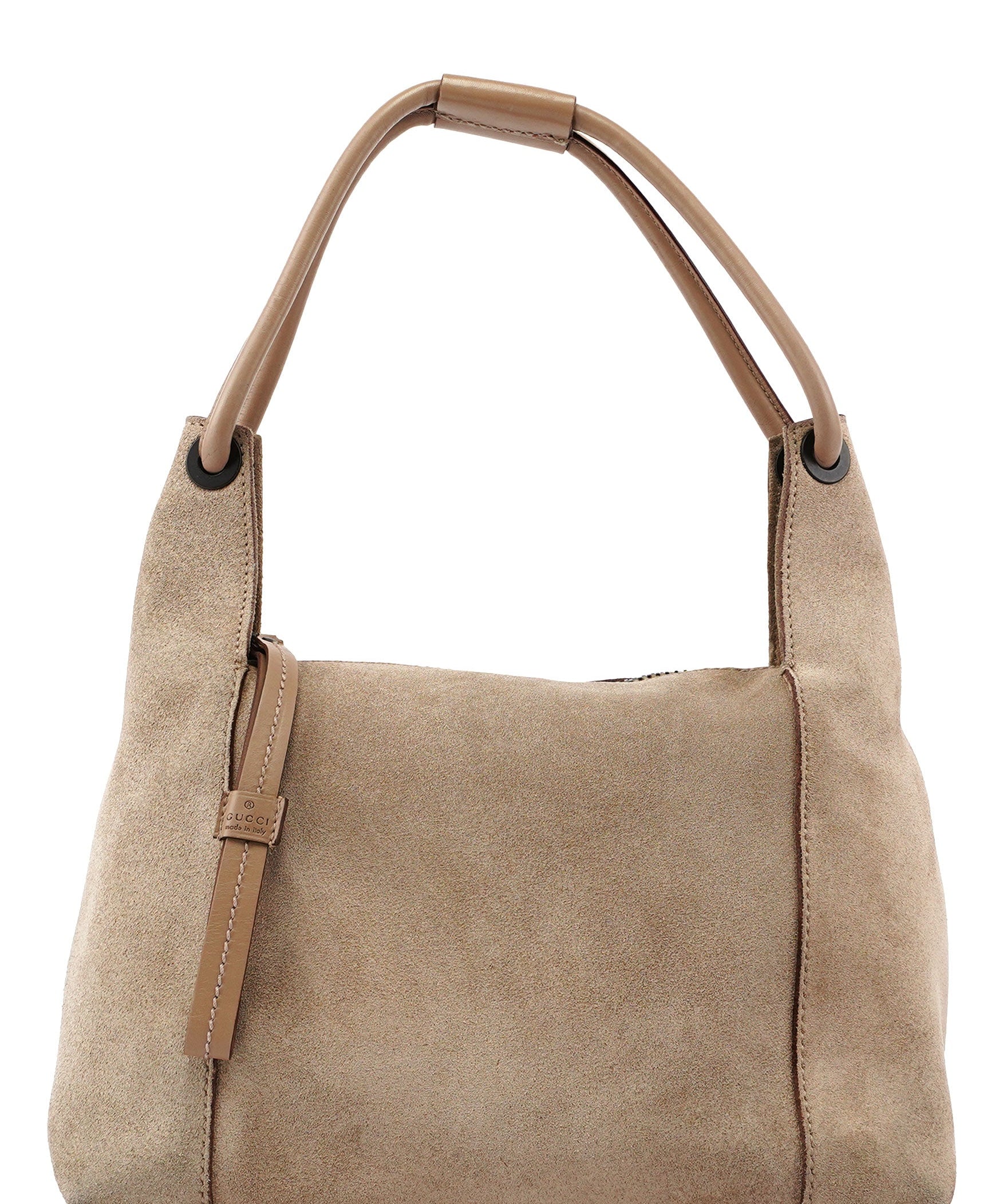 Gucci Beige Suede Shoulder Bag