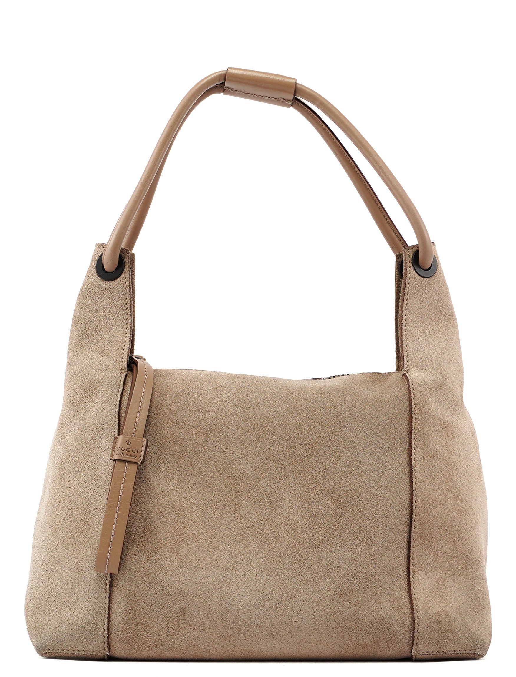 Gucci Beige Suede Shoulder Bag