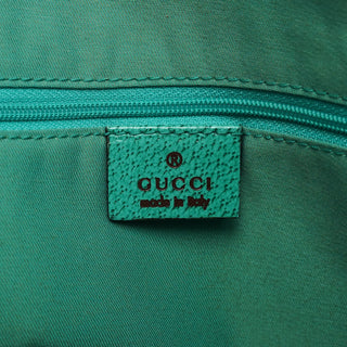 Gucci Beige Turquoise GG Tote Bag