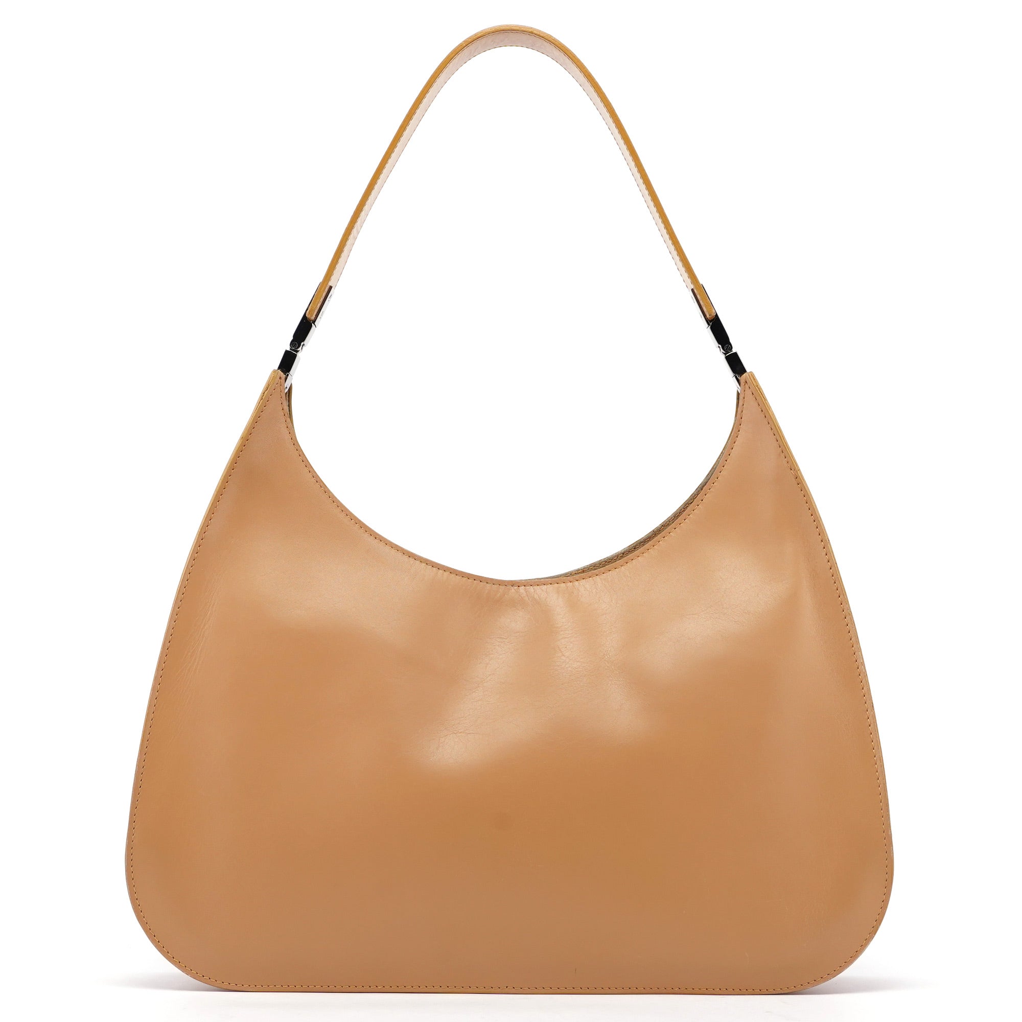Gucci Sac porté épaule Vitello en cuir beige