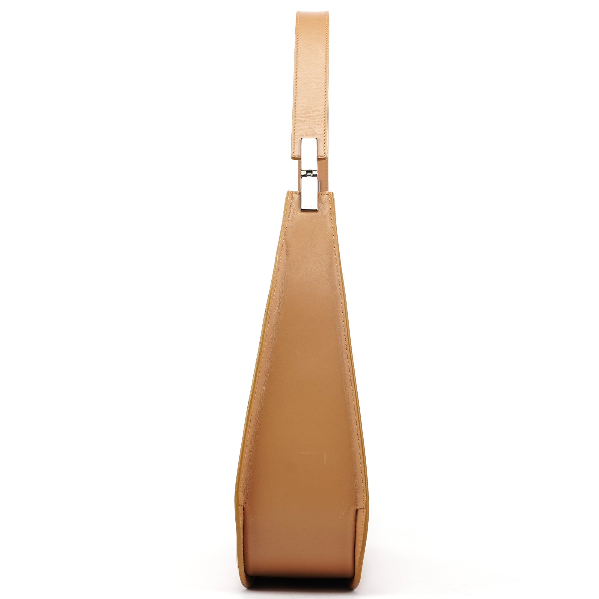 Gucci Sac porté épaule Vitello en cuir beige