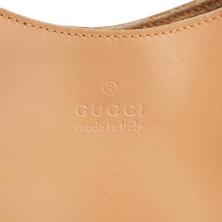 Gucci Beige Vitello Leather Shoulder Bag