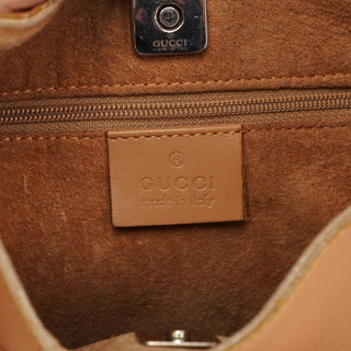 Gucci Beige Vitello Leather Shoulder Bag