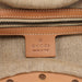 Gucci Beige Woven Leather Bamboo Top Handle Bag