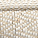 Gucci Beige Woven Leather Bamboo Top Handle Bag