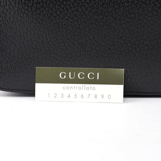 Gucci Black Bamboo Tote Red Int