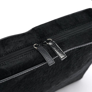 Gucci Black Calfhair Leather Shoulder Bag