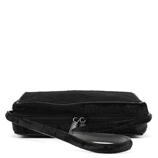 Gucci Black Calfhair Leather Shoulder Bag