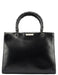 Gucci Black Calfskin Bamboo 2-Way Tote