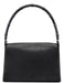 Gucci Black Calfskin Bamboo Flap Shoulder Bag