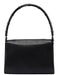 Gucci Black Calfskin Bamboo Flap Shoulder Bag