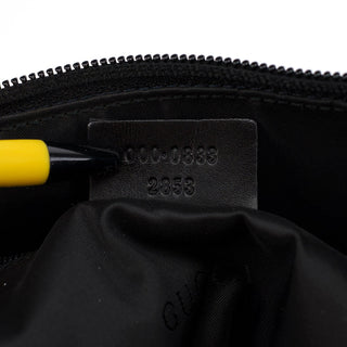 Gucci Black Calfskin Bamboo Shoulder Bag