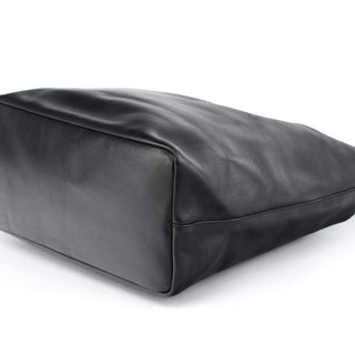 Gucci Black Calfskin Bamboo Shoulder Bag