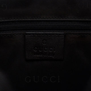 Gucci Black Calfskin Bamboo Shoulder Bag