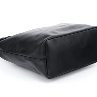 Gucci Black Calfskin Bamboo Shoulder Bag