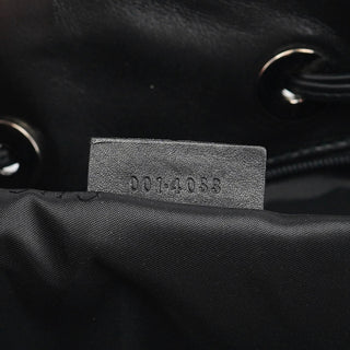 Gucci Black Calfskin Bamboo Shoulder Bag