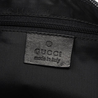 Gucci Black Calfskin Bamboo Shoulder Bag