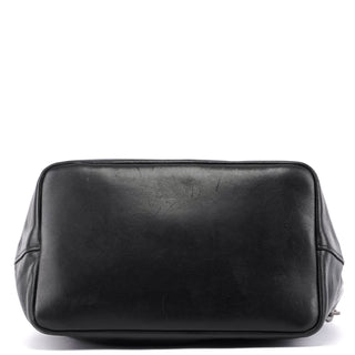 Gucci Black Calfskin Bamboo Shoulder Bag