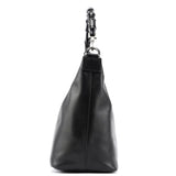 Gucci Black Calfskin Bamboo Shoulder Bag