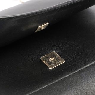 Gucci Black Calfskin Chain Bag