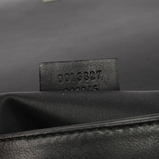 Gucci Black Calfskin Chain Bag