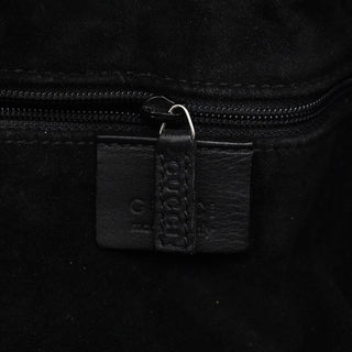 Gucci Black Calfskin Drawstring Shoulder Bag