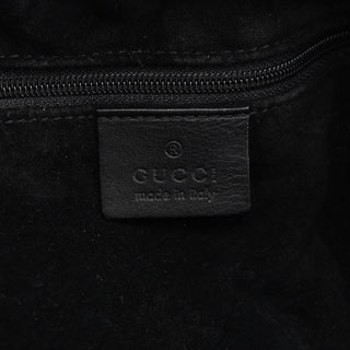 Gucci Black Calfskin Drawstring Shoulder Bag