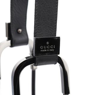 Gucci Black Calfskin Drawstring Shoulder Bag