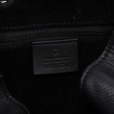 Gucci Sac porté épaule à lien coulissant en cuir de veau noir