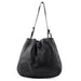 Gucci Black Calfskin Drawstring Shoulder Bag