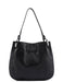 Gucci Black Calfskin Drawstring Shoulder Bag