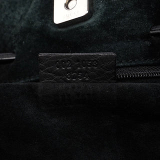 Gucci Black Calfskin Drawstring Tote